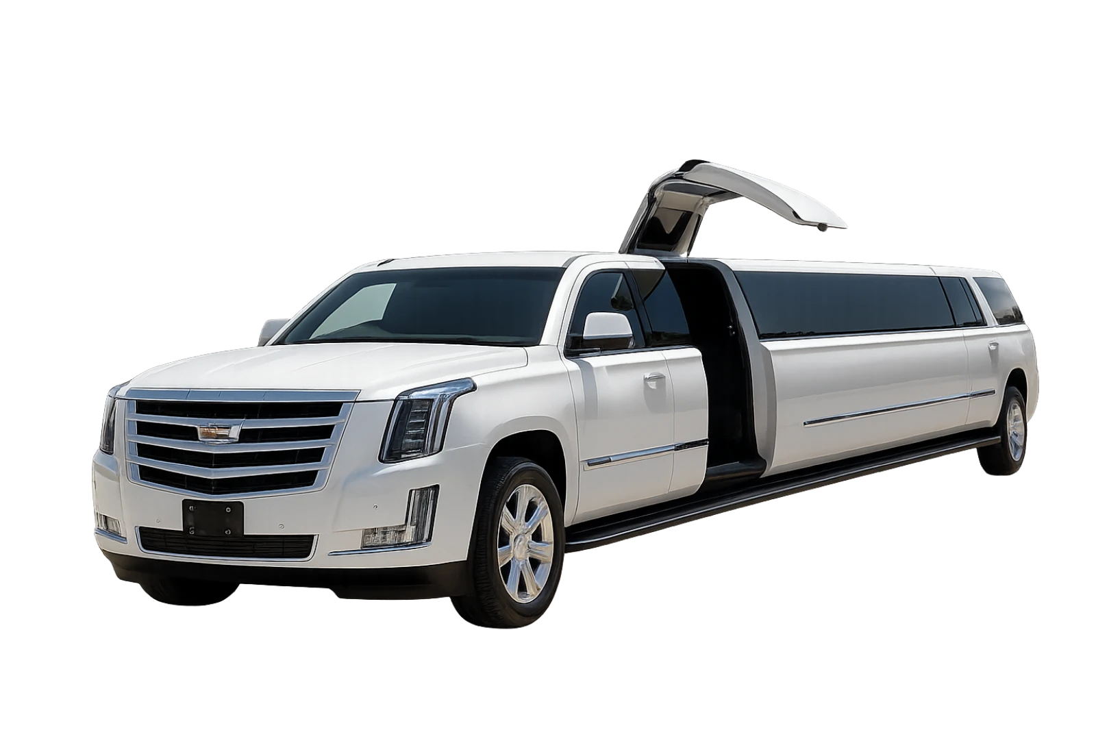 Cadillac Escalade stretch limousine for weddings and proms in Washington DC
