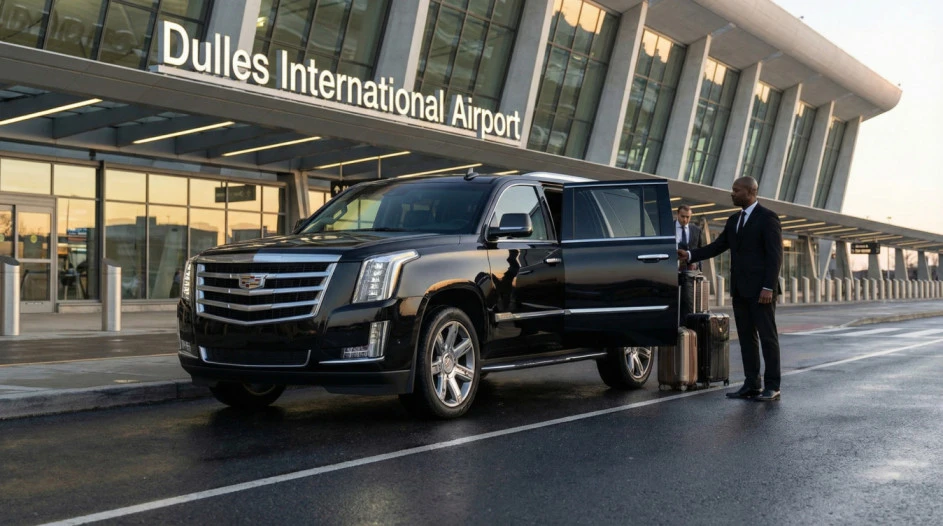 Airport limo service to IAD, DCA, and BWI airports from Washington DC