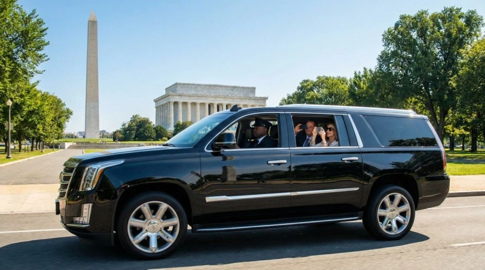 Private Washington DC city tour by limousine — sightseeing and monuments
